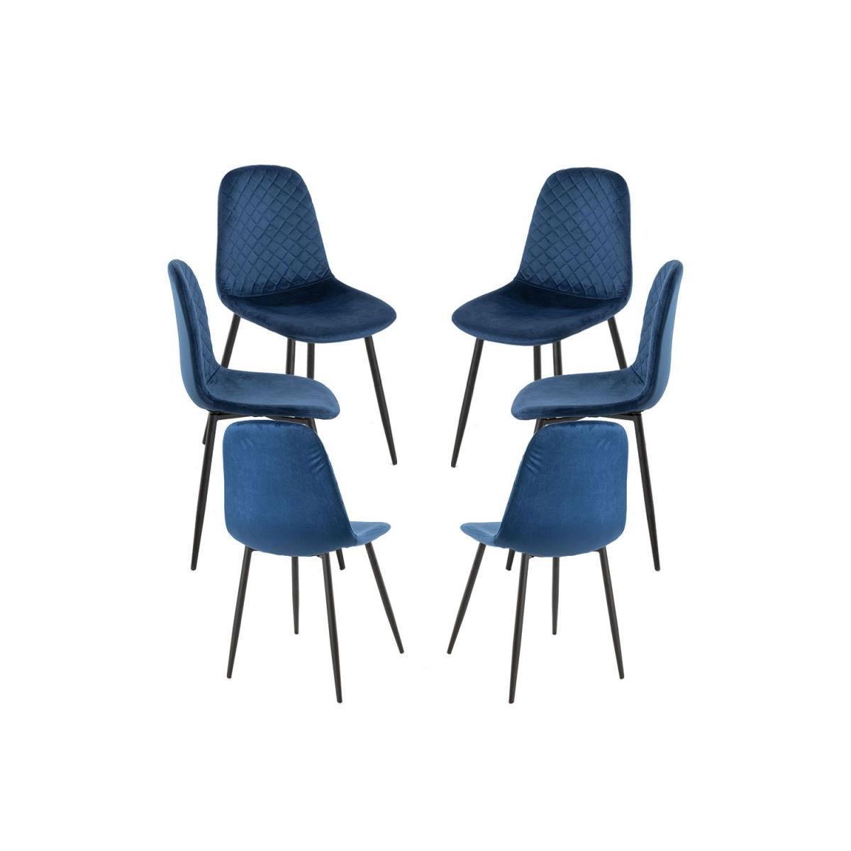 Regalos Miguel - Packs Sillas Comedor - Pack 6 Sillas Boide - Azul