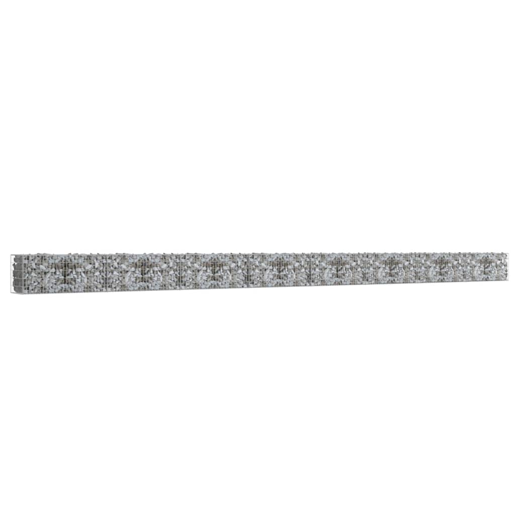 Muro de Gaviones Vidaxl: 100 X 20 X 100 Cm - Acero Galvanizado