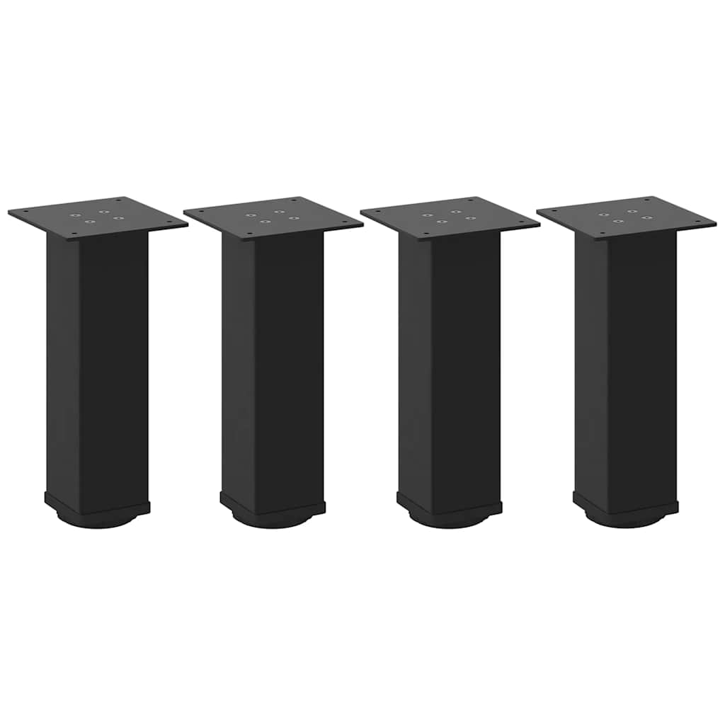 vidaXL Patas para mesa de centro (4 unidades) 42-44 cm, acero