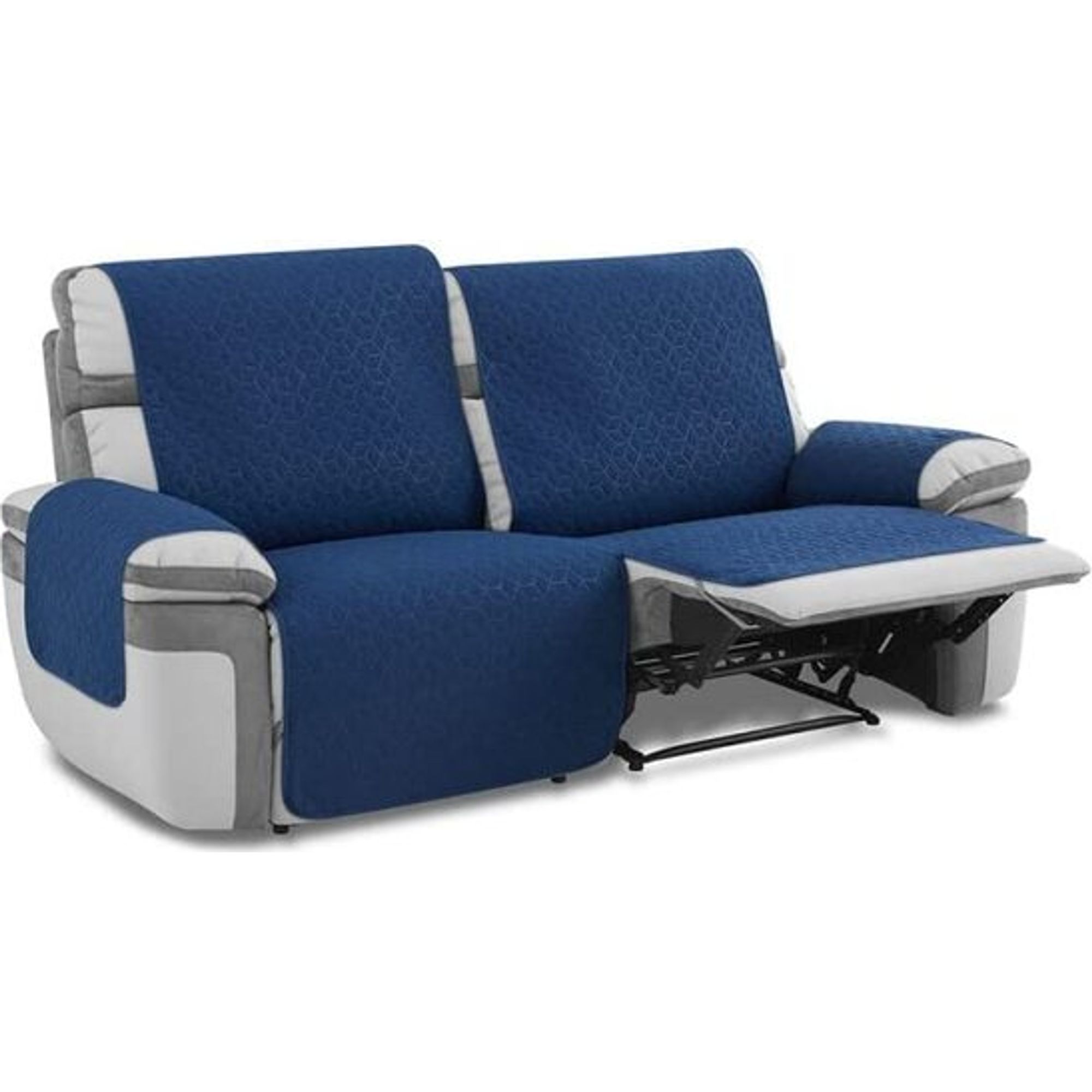 MAXIFUNDAS FUNDAS DE SOFA & CHAISE LONGUE - Funda Cubre Sofá Acolchado Relax Slam: Protección Impermeable y Antideslizante para Sofás de 2 y Sofás 3 Plazas - Funda Sofá Antideslizante y Protección total a tu Sofa - Funda Sofá Made in Spain