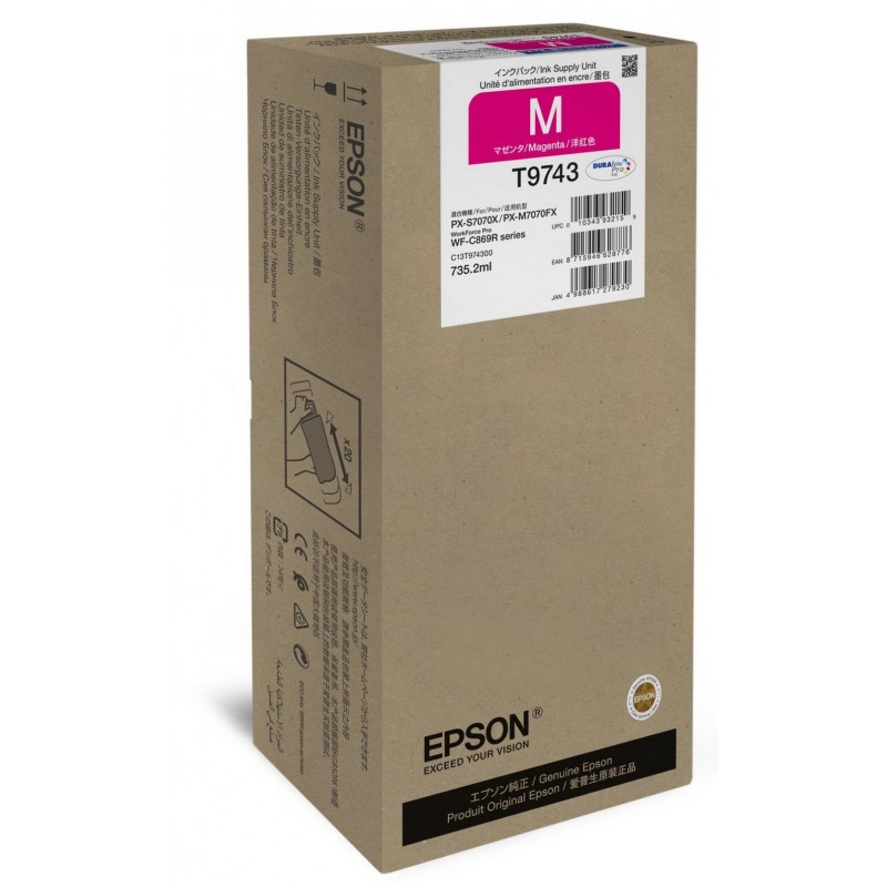 Epson - C13T97430N cartucho de tinta 1 pieza(s) Original Magenta C13T97430N