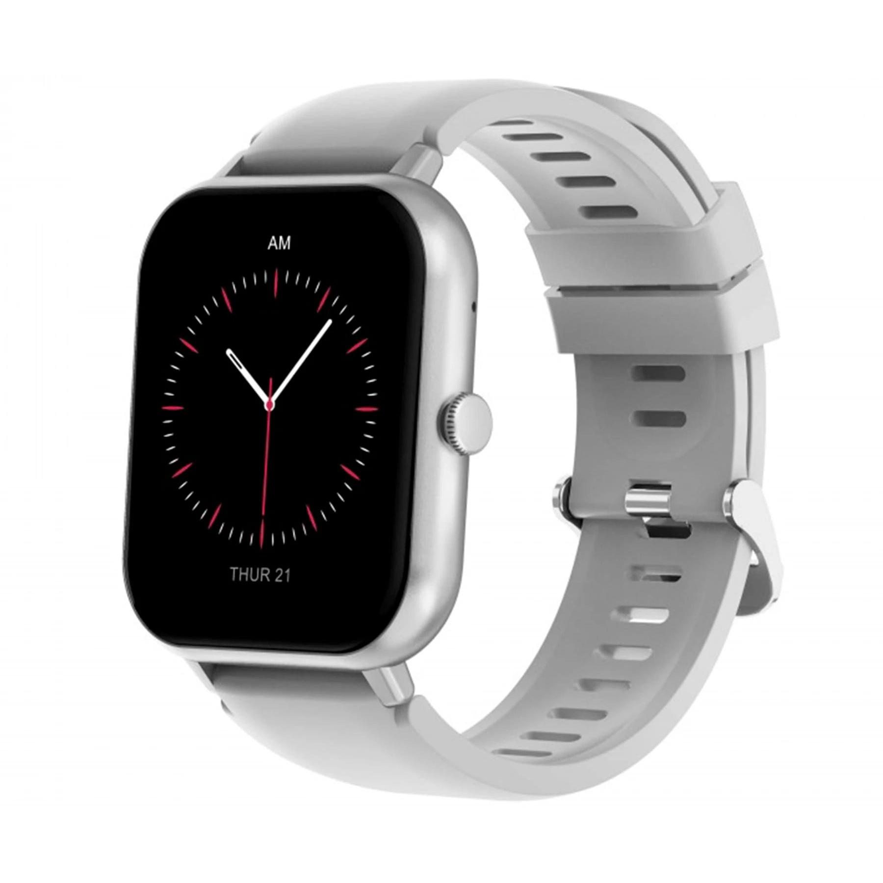 Reloj SmartWatch DCU CURVED GLASS PRO GRIS | 1,83" Pulgadas, Táctil, Monitor Cardíaco, HD