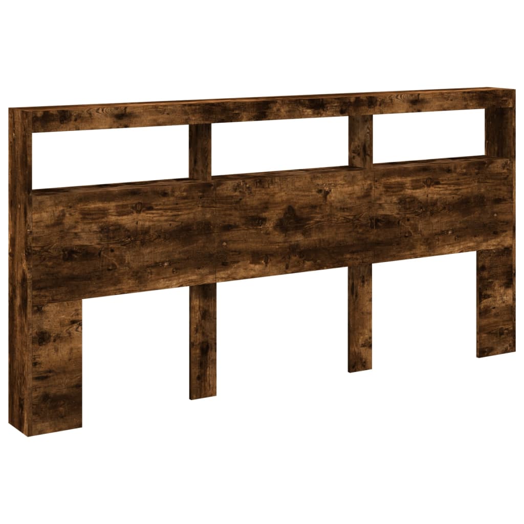 vidaXL Cabecero de cama con luz LED 200x17x102 cm