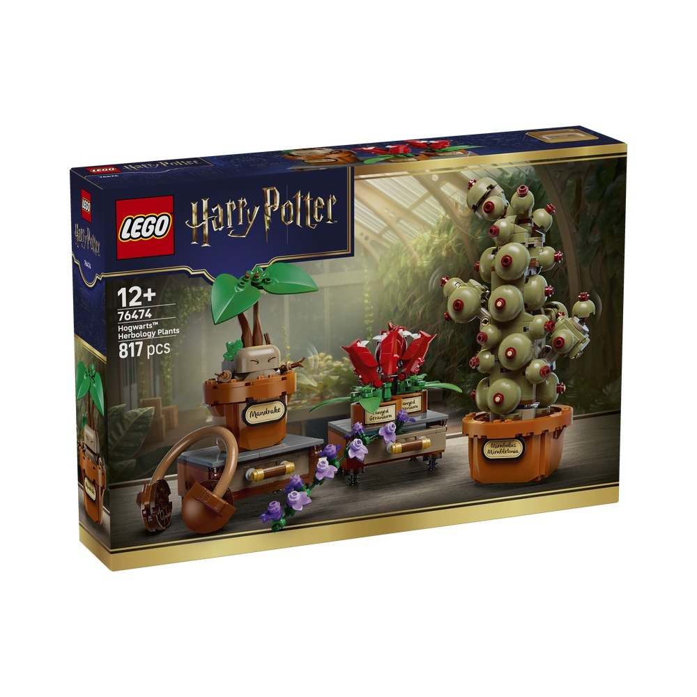 LEGO HARRY POTTER - HOGWARTS: PLANTAS DE HERBOLOGÍA, 76474, TIENDA CON LICENCIA OFICIAL, JUGUETES, PELÍCULA, LADRILLOS, BRICKS, PIEZAS, BLOQUES, MAGOS, PELÍCULA