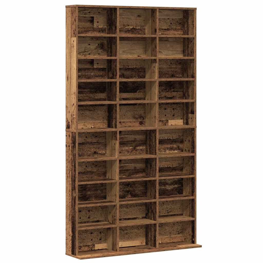 vidaXL Cabinet para CDs con estante Madera de ingeniería 101 x 23 x 177,5 cm