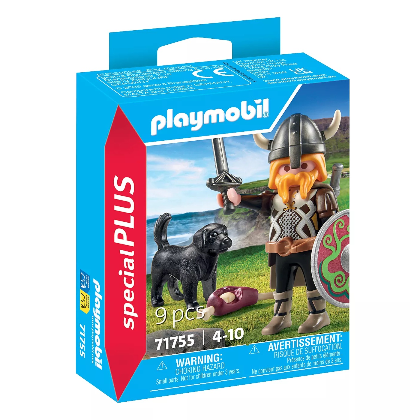 PLAYMOBIL - VIKINGO CON PERRO GUARDIÁN, 71755, TIENDA CON LICENCIA OFICIAL