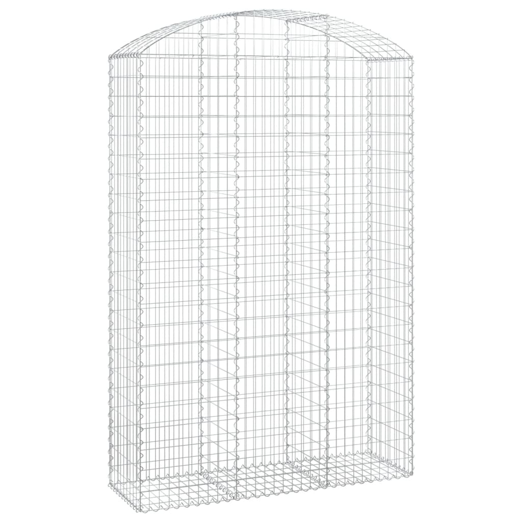 Cesta de Gaviones Galvanizada Vidaxl - Dimensiones 150x30x40/60 Cm