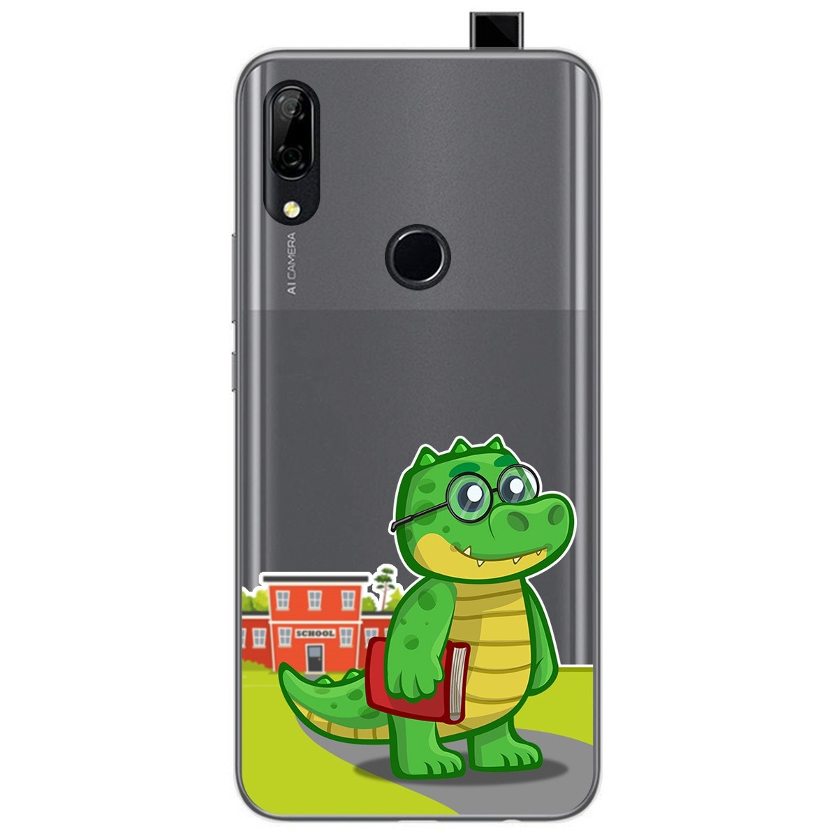 Tumundosmartphone Funda Gel Transparente para Huawei P Smart Z diseño Coco Dibujos