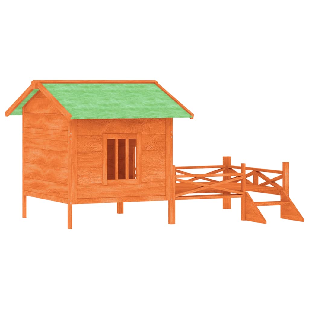 vidaXL Caseta para Perros Perrera Casita Animales Jardín Color Gris,  Marrón,  Moca y mas