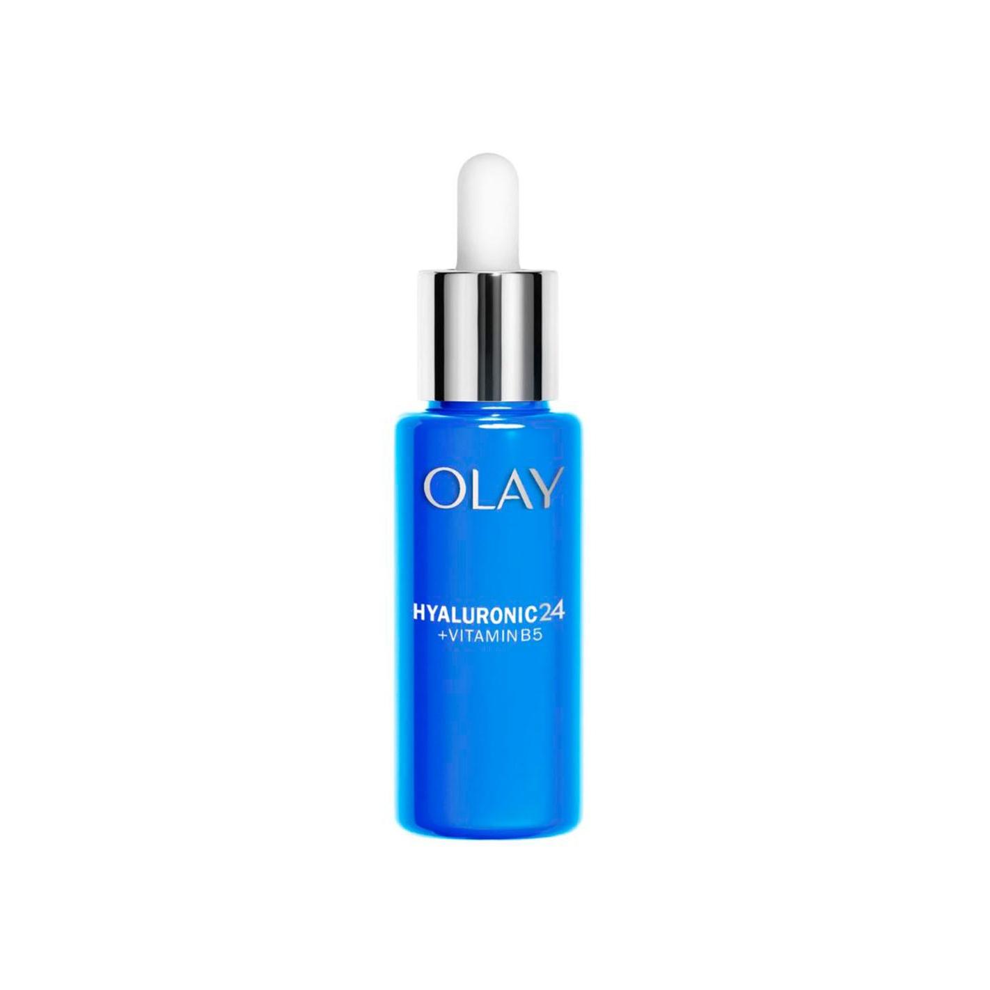 Olay - Sérum facial hidratante con ácido hialurónico 24 h + vitamina B5 para piel sana e hidratada desde el primer día, ideal para cuidado facial diario y dermocosmética