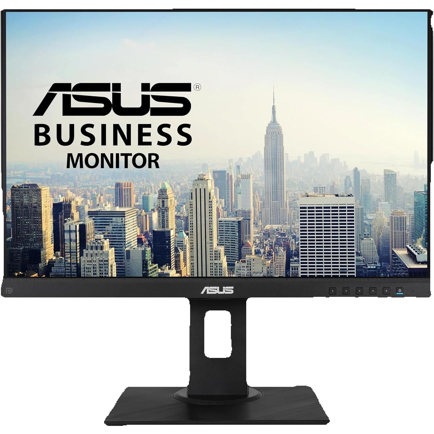 ASUS BE24WQLB - Monitor de Negocio de 24" | 60 Hz (16:10, 1920x1080, IPS, Sin Marco, Kit de Montaje Mini PC, Ajustable en Altura, Luz Azul de Baja Intensidad, Peana ergonómica, HDMI), Negro