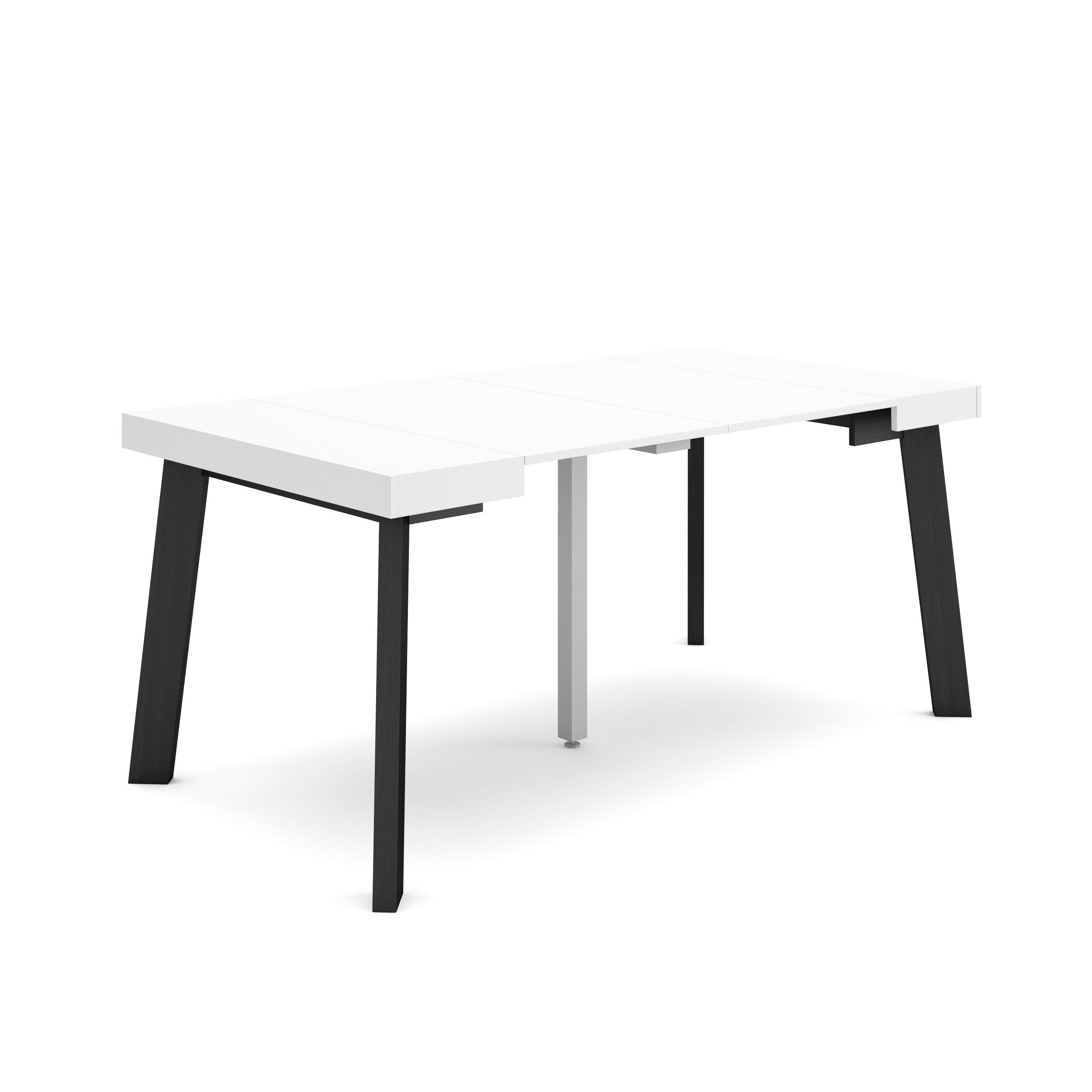 Skraut Home, Mesa Consola Extensible, Mesa Auxiliar, Tapa, 58/160x90x73cm, Práctica y Versátil, Estilo Moderno, Fácil Montaje