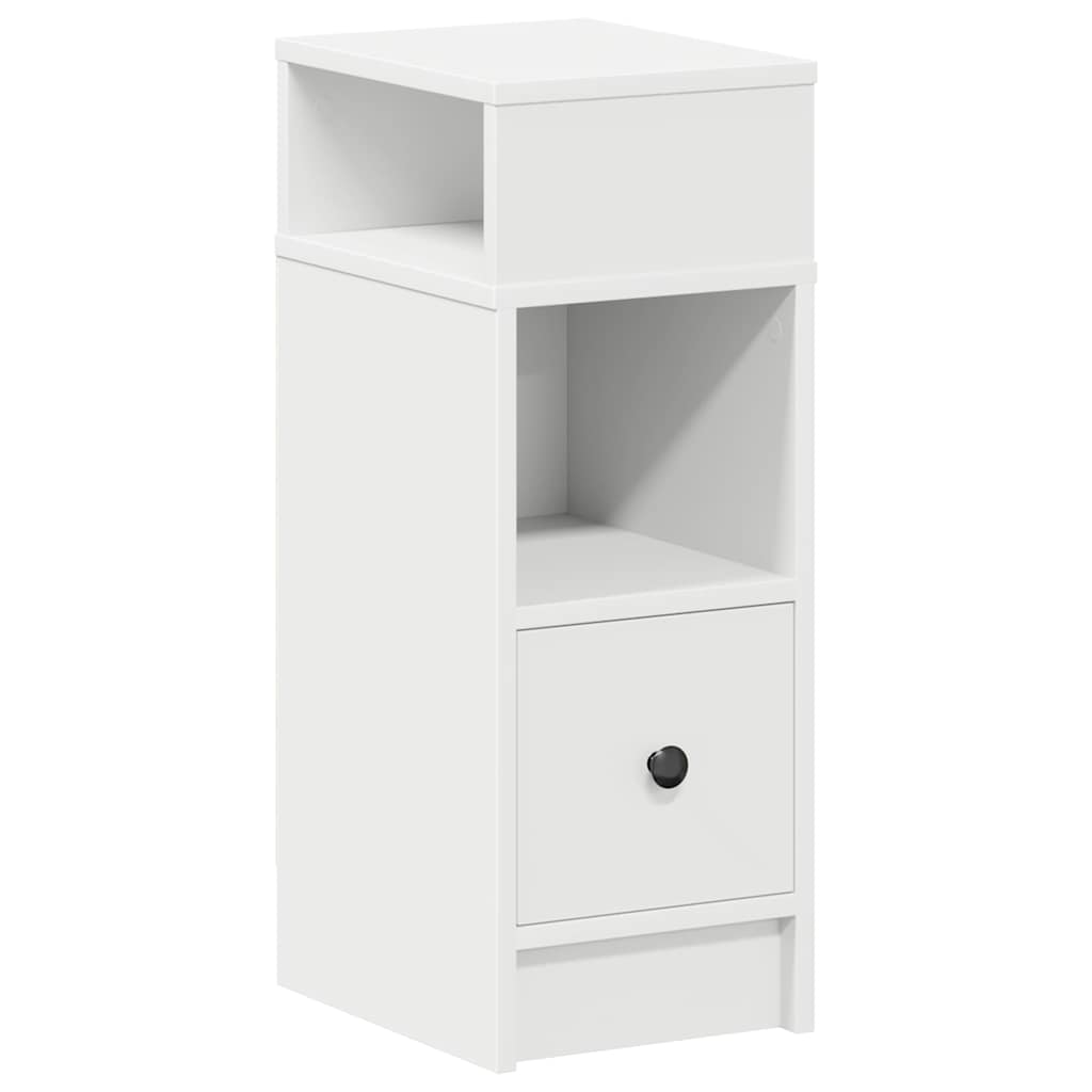 vidaXL Mesilla de noche con cajón 25x31x66 cm Multicolor