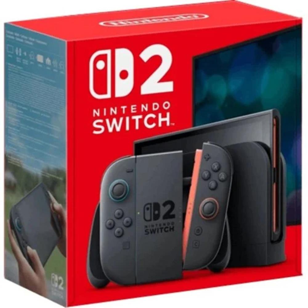 CONSOLA NINTENDO SWITCH 2 / PANTALLA 7.9'' LCD 120HZ / MEMORIA 256GB / AMPLIAR MEMORIA TARJETA MICROSD EXPRESS / LAN / WIFI 6 / BLUETOOTH / 3 AÑOS GARANTÍA FABRICANTE NINTENDO ESPAÑA / CAJA SELLADA CON EL PRECINTO DE FÁBRICA / VERSIÓN EUROPEA - ES