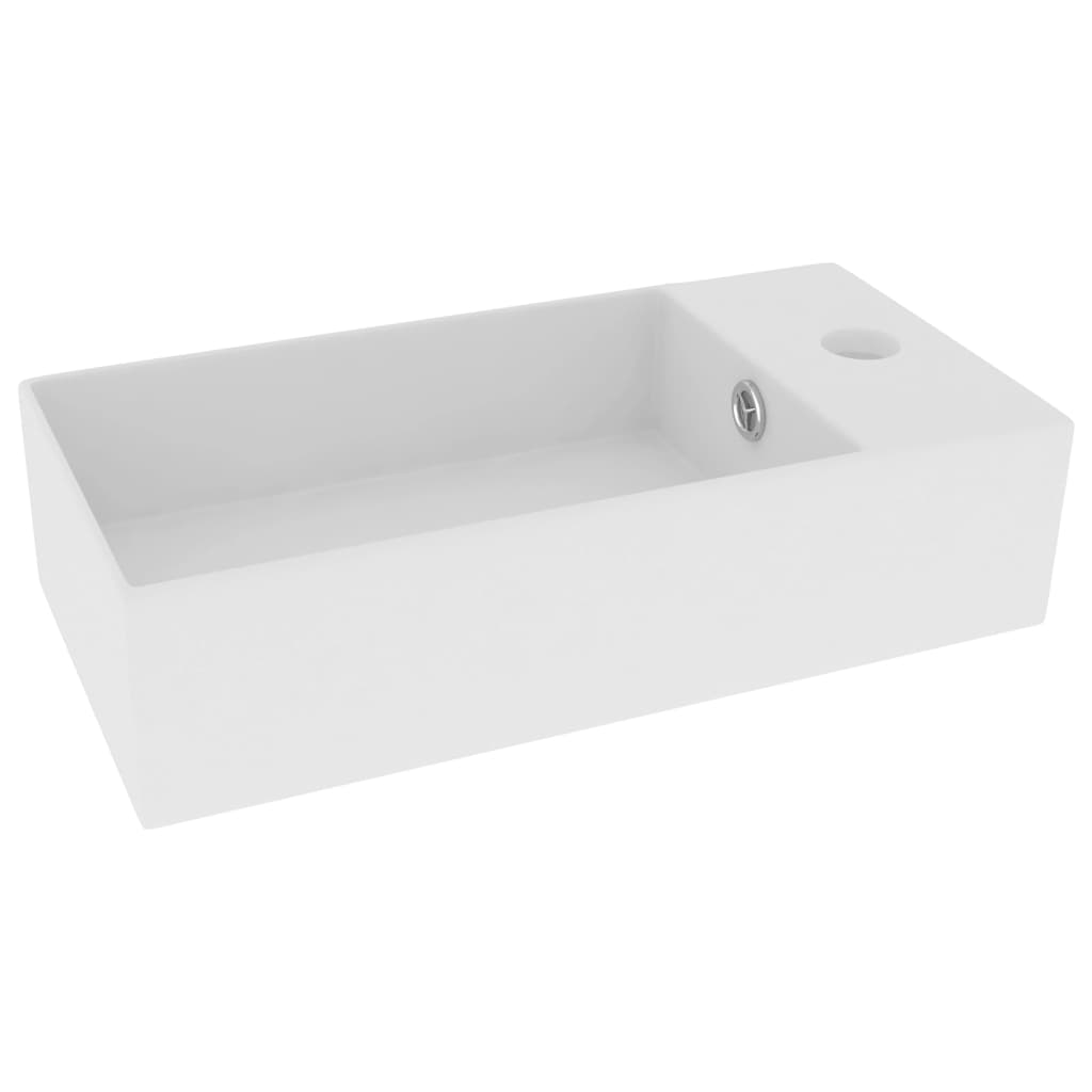 vidaXL Lavabo de Baño Antidesbordamiento Cerámica Fregadero Color Azul claro,  Azul oscuro,  Blanco y mas