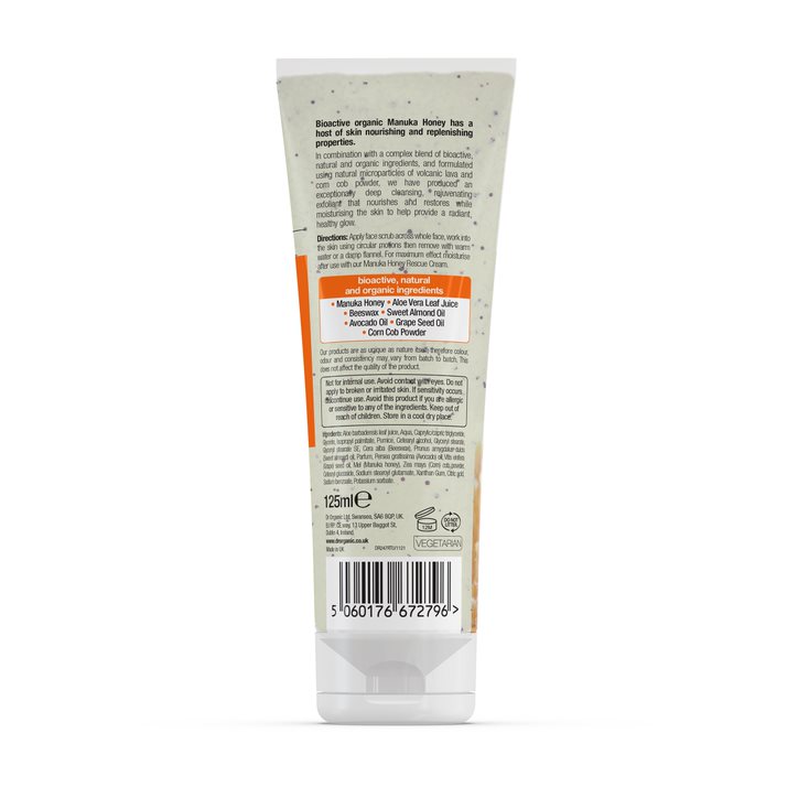 Exfoliante Facial Miel de Manuka Orgánica 125 ml Dr. Organic