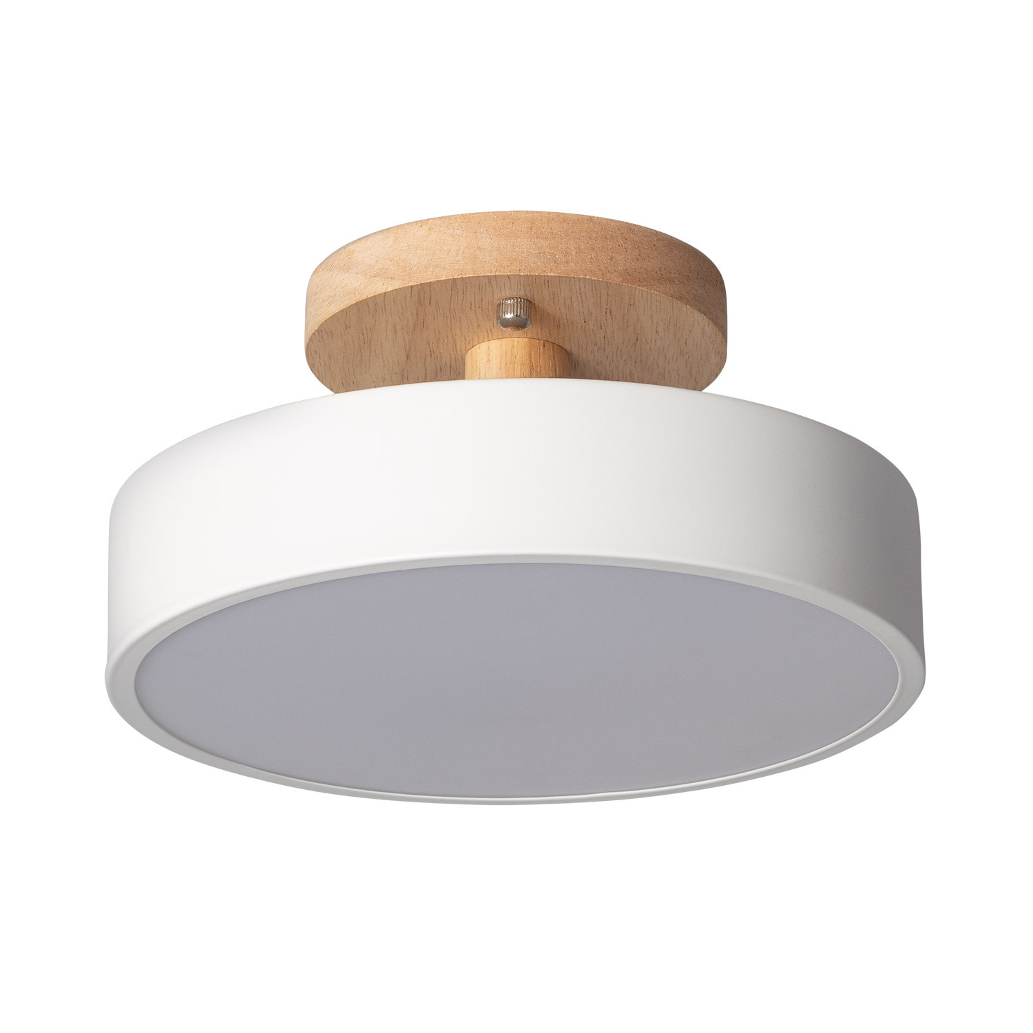 Lámpara de Techo LED 12W Madera y Metal CCT Seleccionable Whisty - efectoLED