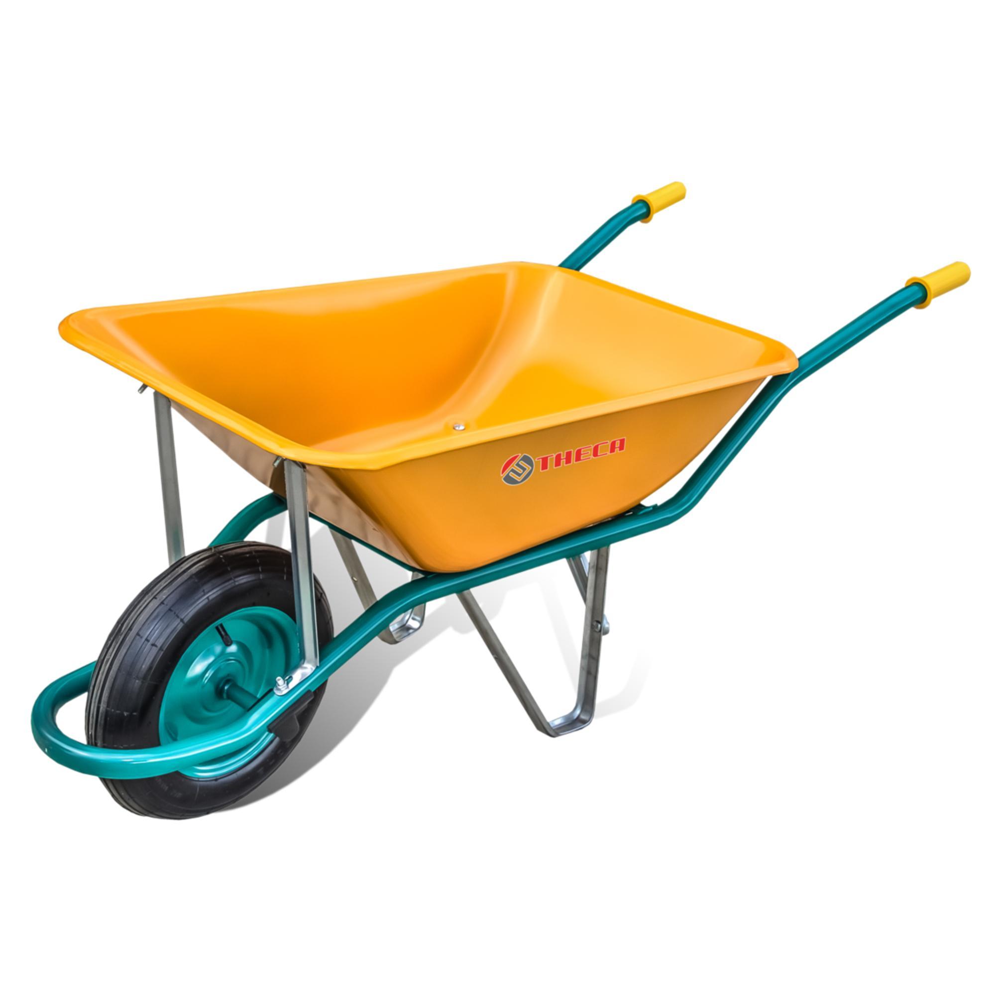 Carretilla obra amarilla euro 90l r/ neumatica