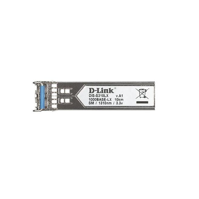 HUB Switch puertos Conector SFP; Interfaz mini-GBIC; Velocidad 1000 Mbit/s D-LINK DIS-S310LX  | Transceptor SFP tipo LX (fibra monomodo compatible), Plata
