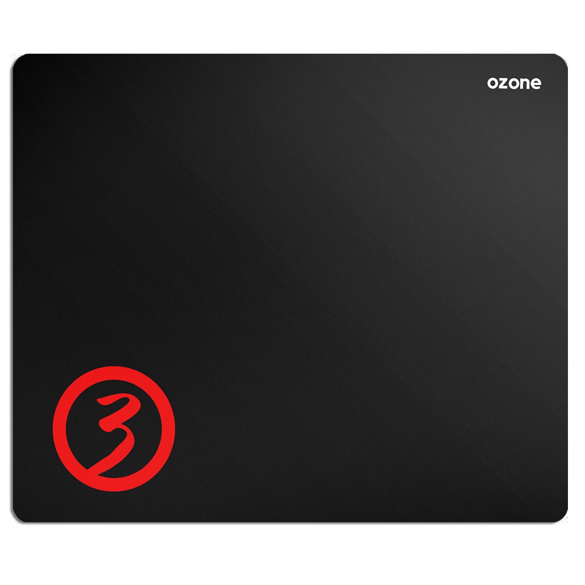 OZONE ALFOMBRILLA GAMING GROUND LEVEL L - Diseño Gamer, Tamaño Grande, Ergonomica, Superficie Tela Suave, Base De Goma, Antideslizante, Negro, Multicolor