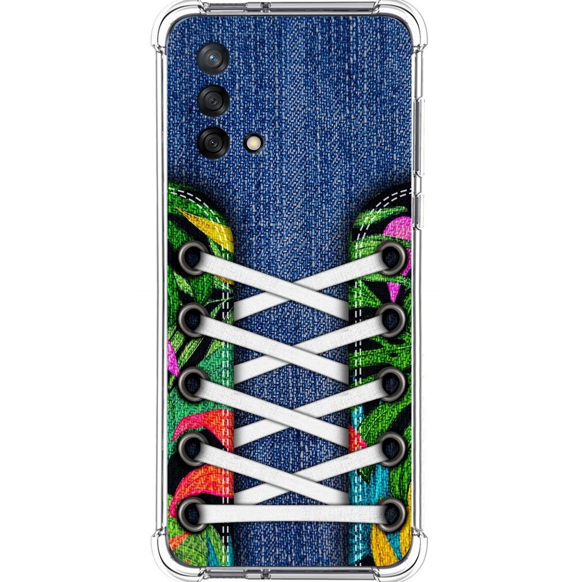 Funda Silicona Antigolpes para Oppo A74 4G diseño Zapatillas 13 Dibujos