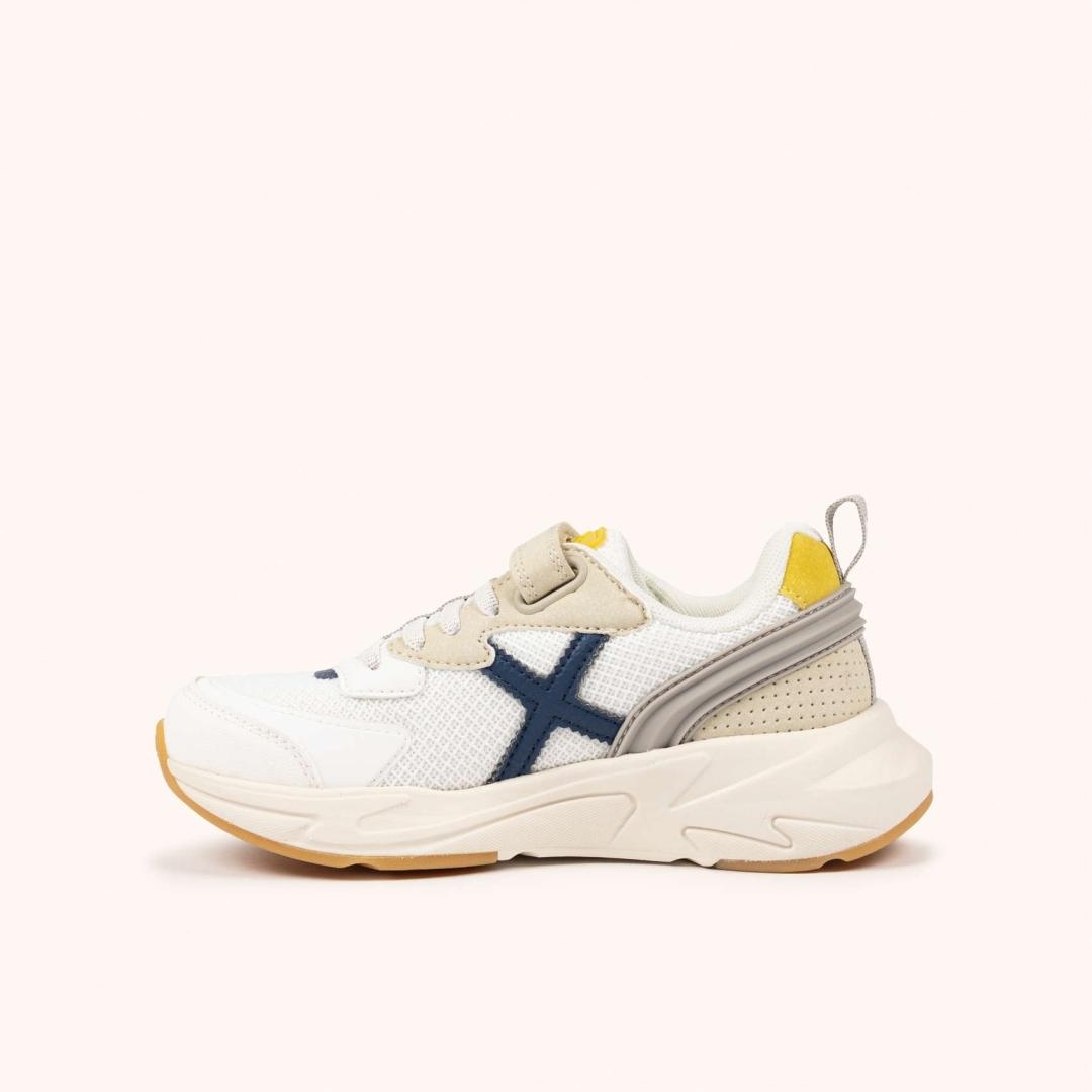 Zapatilla Infantil Munich Mini Track Vco Blanco