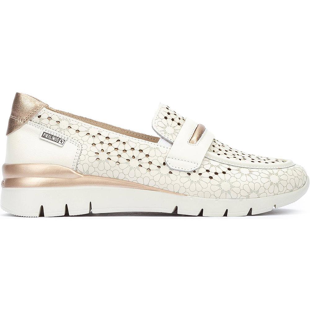 Mocasín Mujer Pikolinos Cantabria W4R-6518C1 Piel Nata - Confort Excepcional