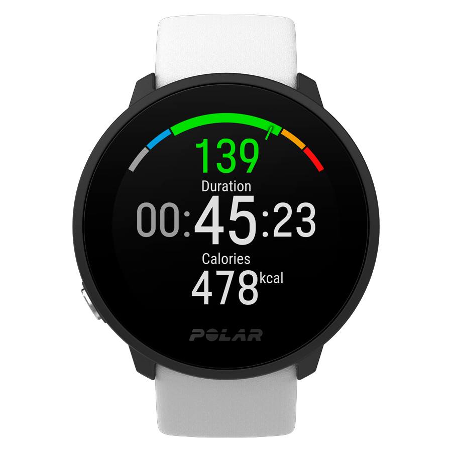 Polar - Polar Unite Reloj de actividad Bluetooth 5.1 Pantalla táctil a color 1.2" Resistente al agua Registro pulsaciones Guía de entrenamiento Más de 100 perfiles GPS vía móvil Batería 165 mAh