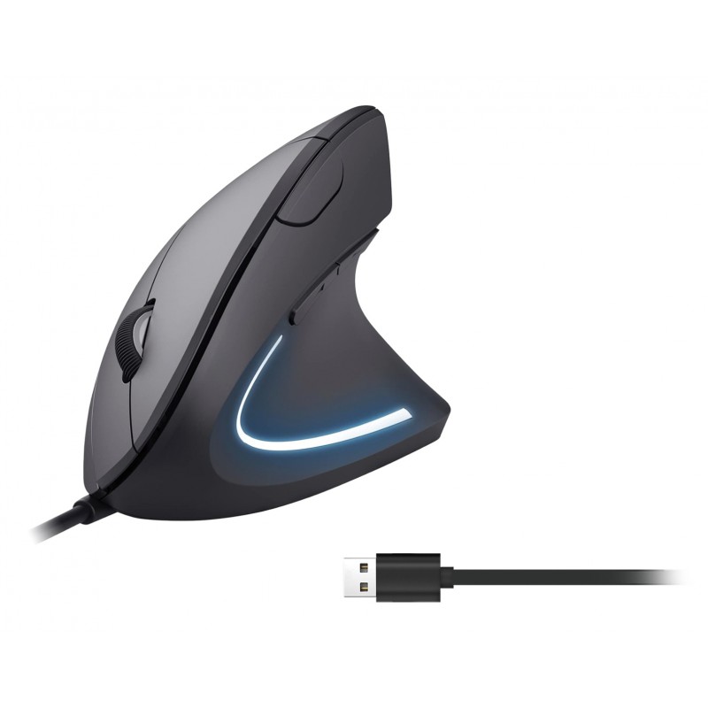 Equip - 245118 ratón Universal mano derecha USB tipo A Óptico 3200 DPI 245118