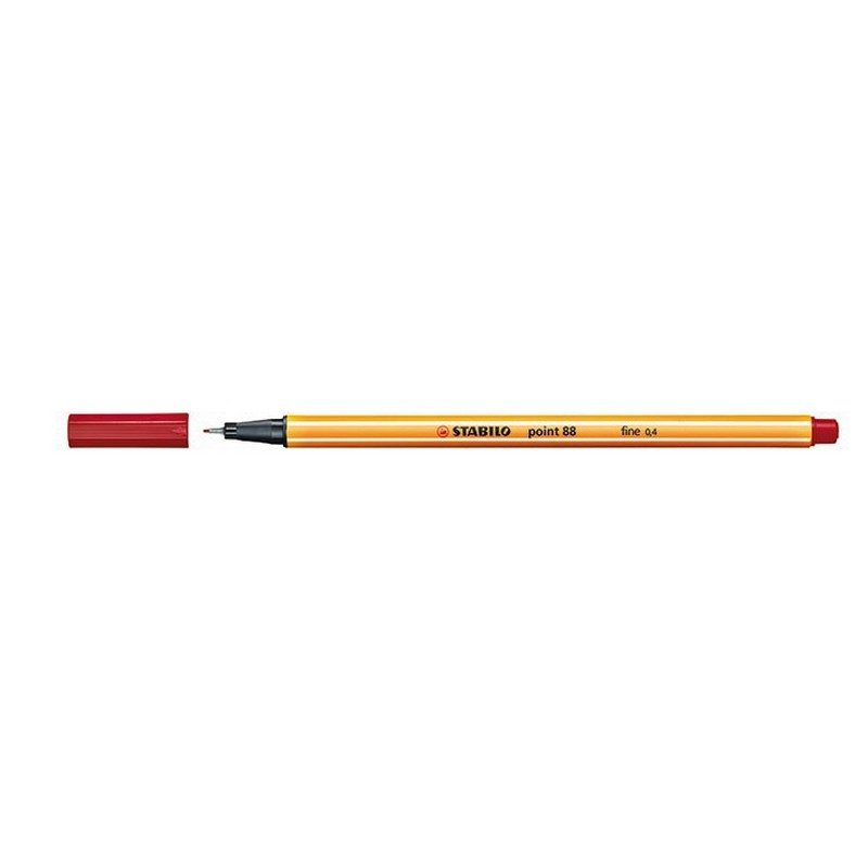 STABILO - point 88 rotulador de punta fina Rojo 1 pieza(s) - 88/50 88/50