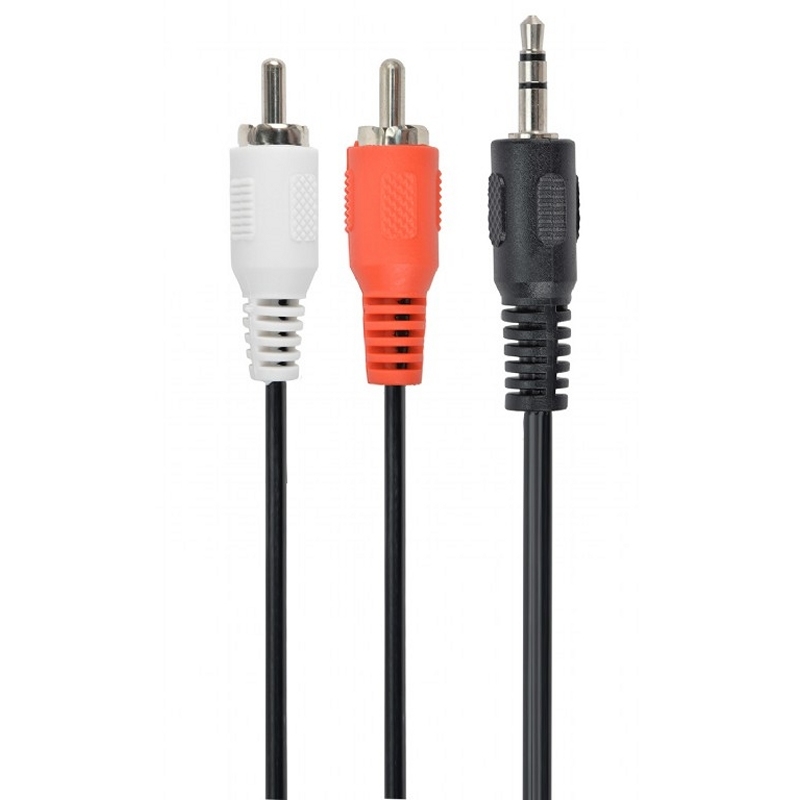 Cable de Audio Gembird 3.5mm Macho a RCA Macho Estéreo 5m