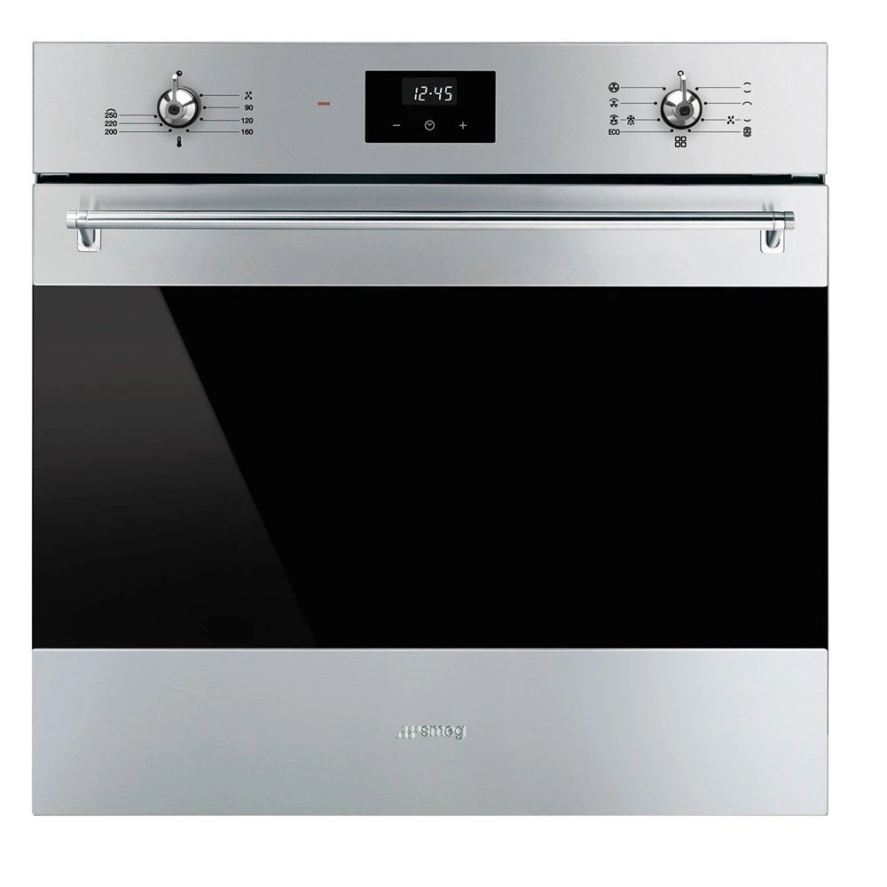 Horno Multifunción con Vapor Hidrolítico / Vapor SMEG SF6300TVX 59cm Inox, Inox 70L  | CLASICA, Clase A