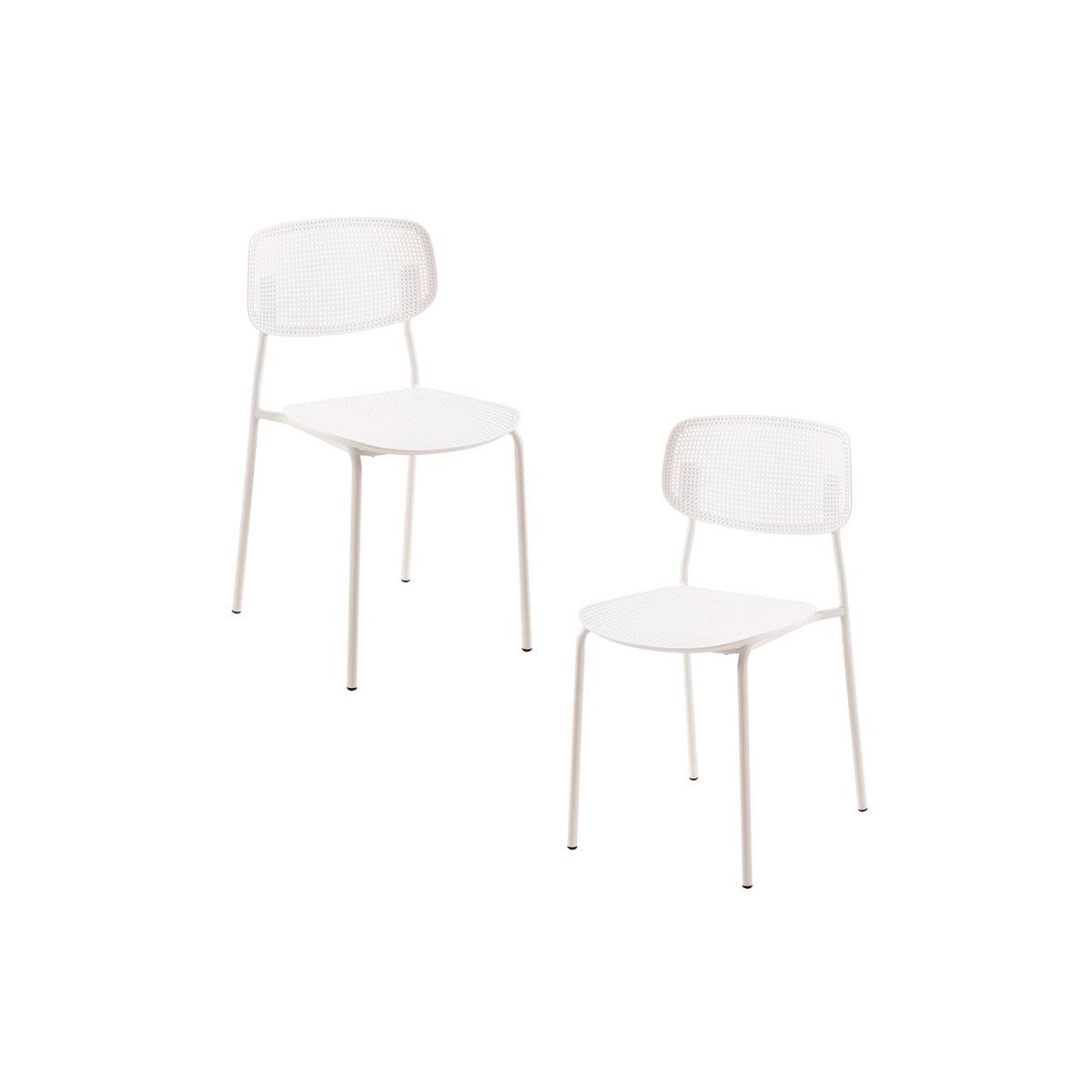 Regalos Miguel - Packs Sillas Comedor - Pack 2 Sillas Piki - Blanco