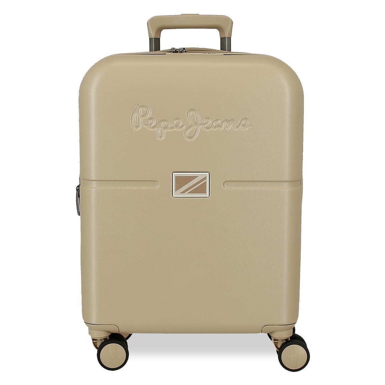 Maleta de cabina Pepe jeans Accent beige 40x55x20 cm
