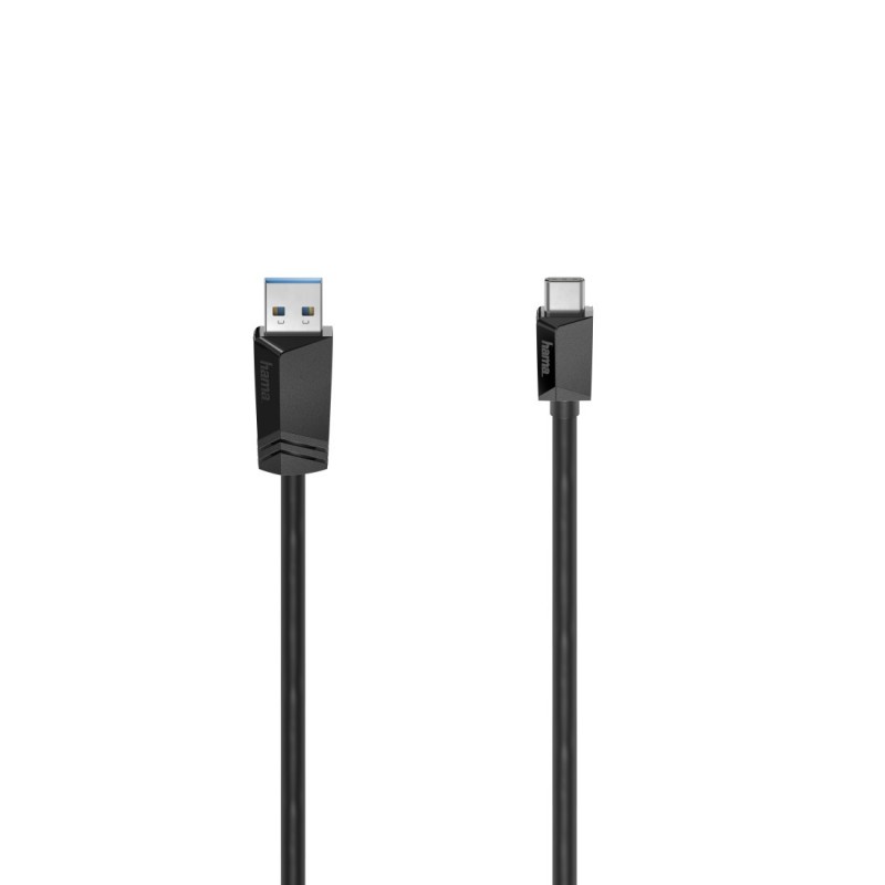 Hama - 00200657 cable USB USB 3.2 Gen 2 (3.1 Gen 2) 1 m USB A USB C 10 Gbit/s Negro 00200657
