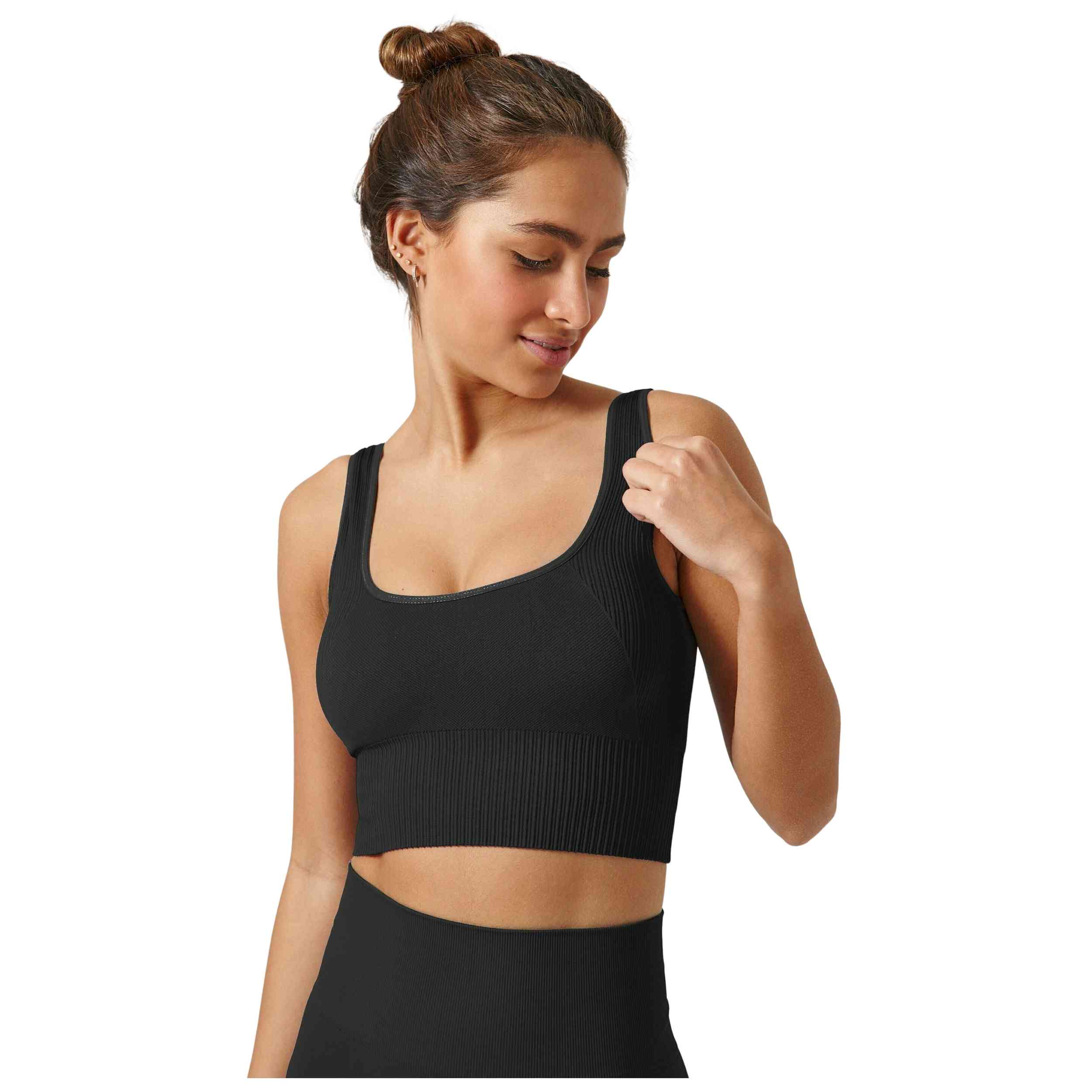 Tops Born Living Yoga modelo P20SM014-B (O21)-Black para Mujer en color Negro