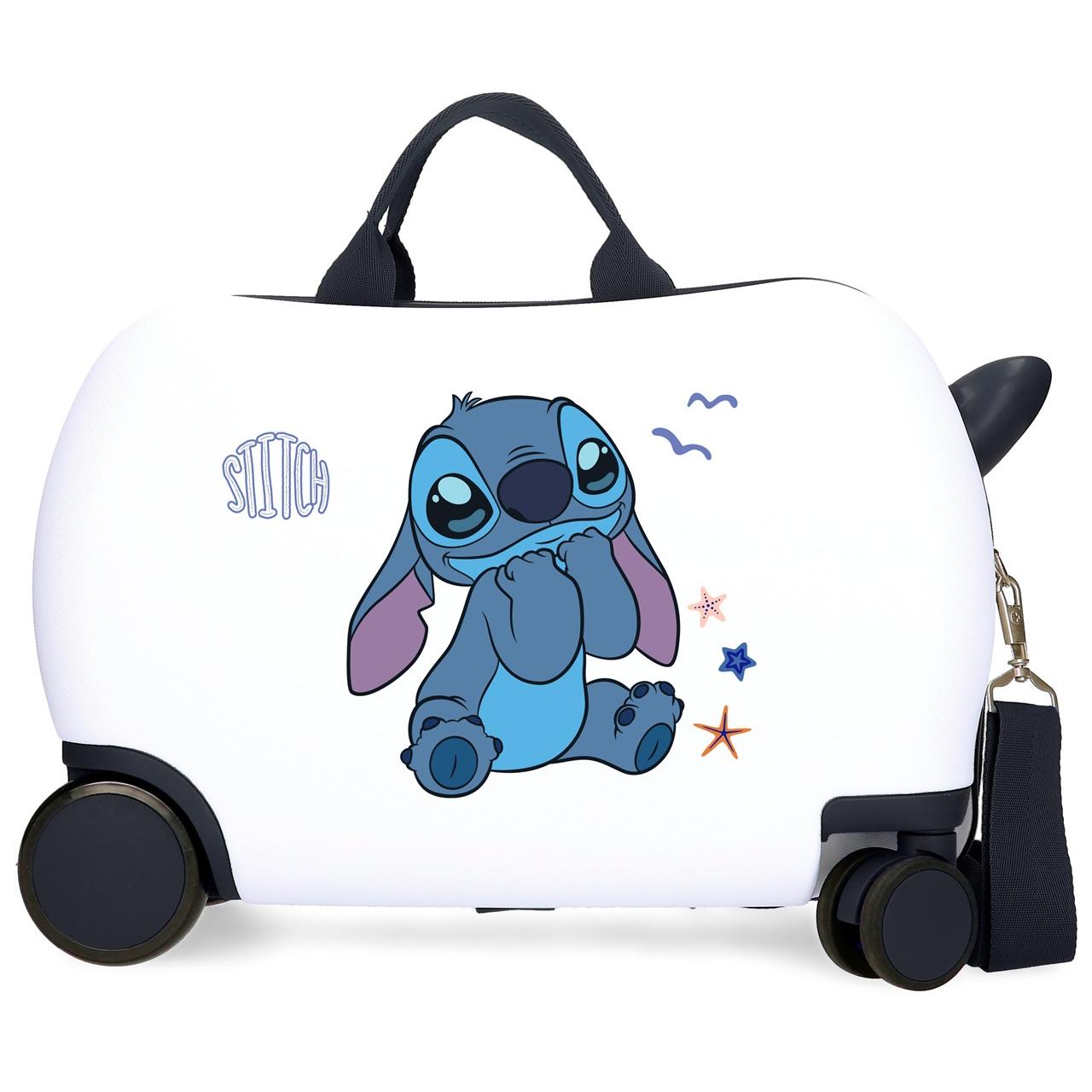 Maleta infantil Stitch Excited blanco 45x31x20 cm