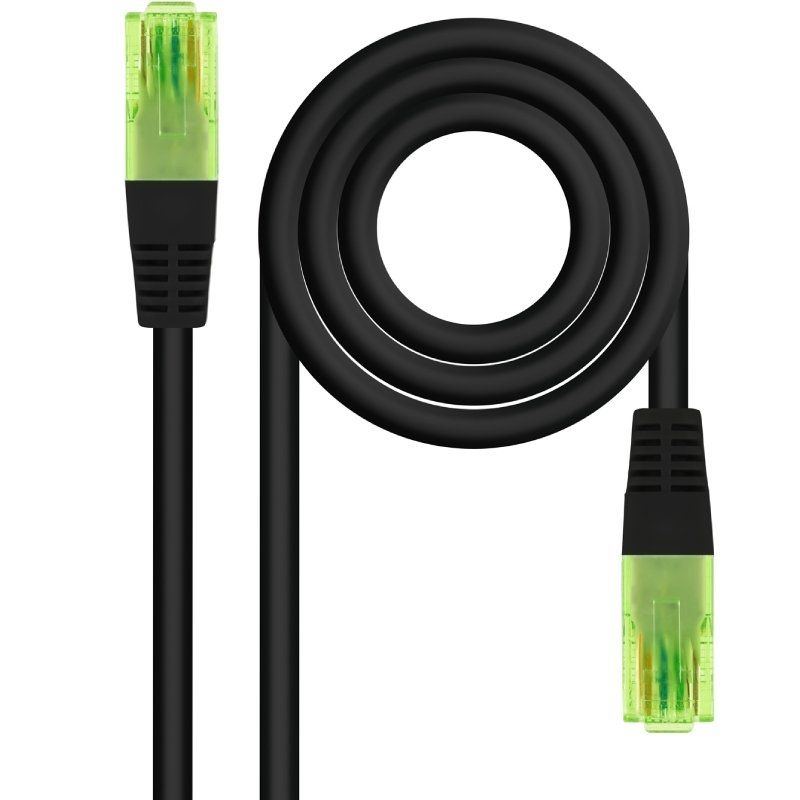 Nanocable Cable de Red Latiguillo RJ45 CAT.6 UTP AWG26 CCA, Negro, 20 m