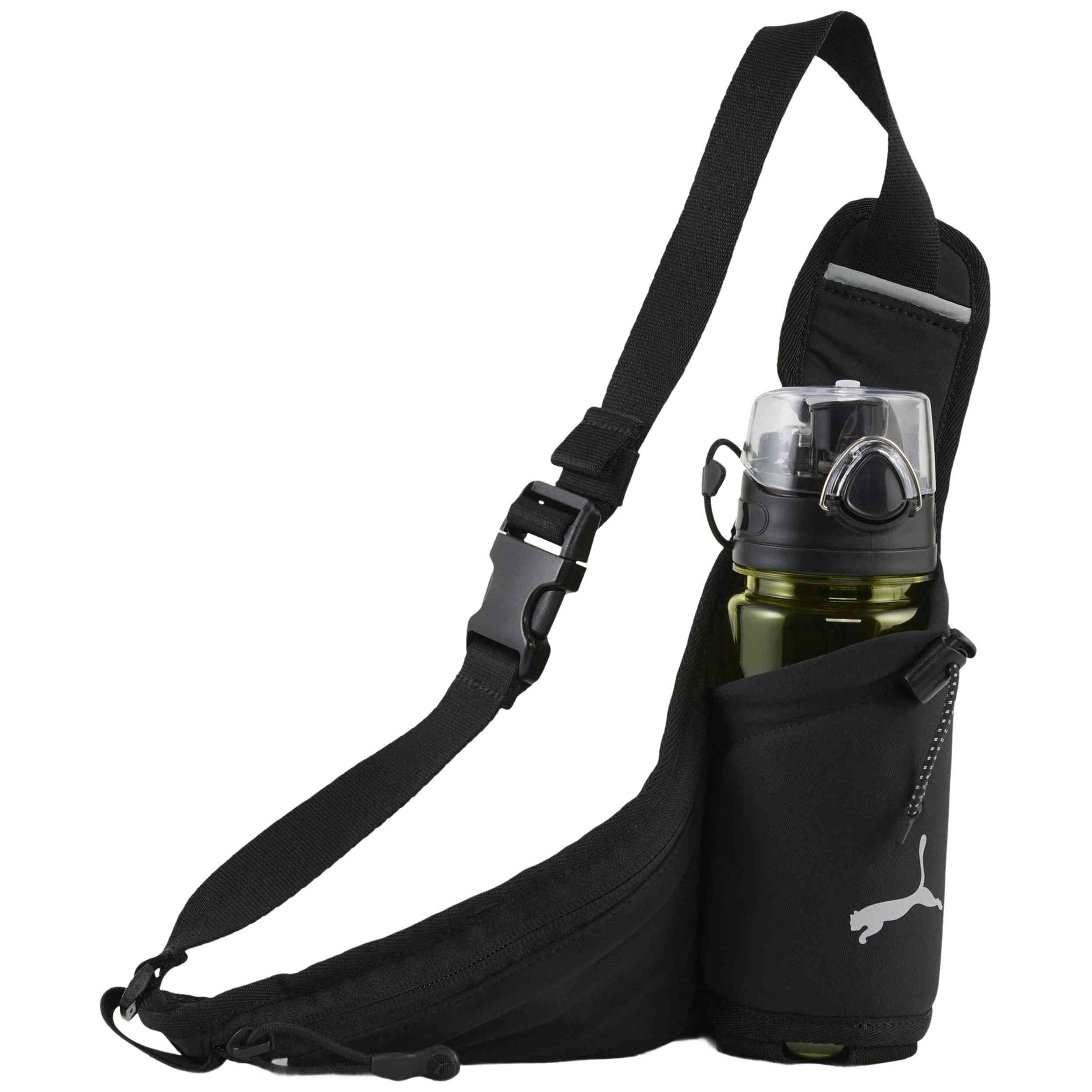 Riñonera Puma modelo Cinturón Puma Running negro puro para hombre y mujer en color Negro