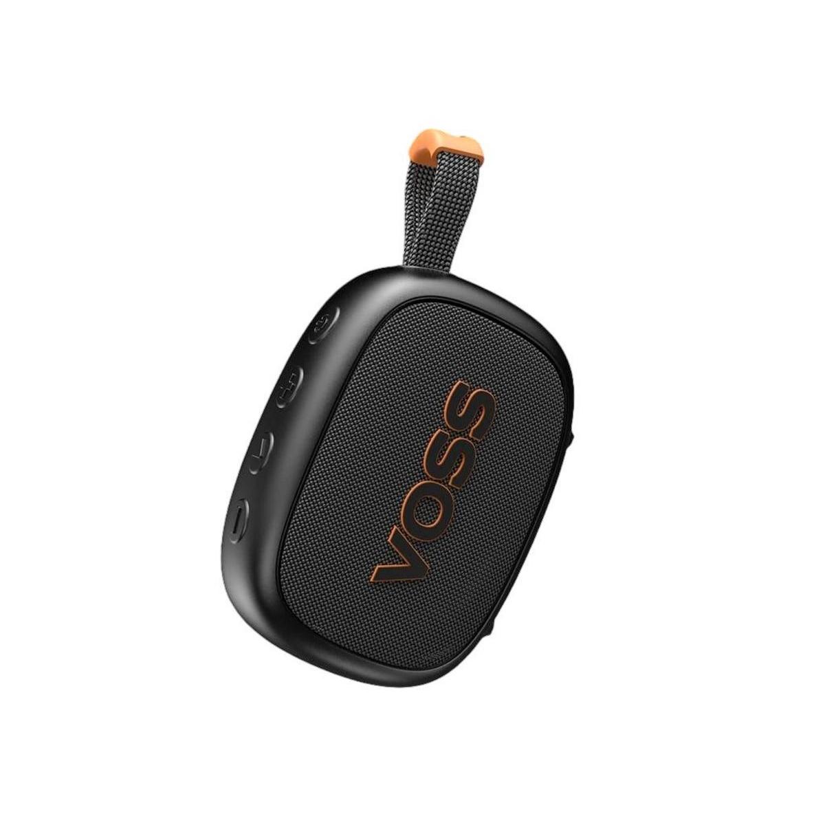 VOSS SP01 Altavoz Bluetooth 5.4 Portátil_ Batería de 1400 mAh_ Diseño Compacto_ Compatible con iOS/Android_ Color Negro