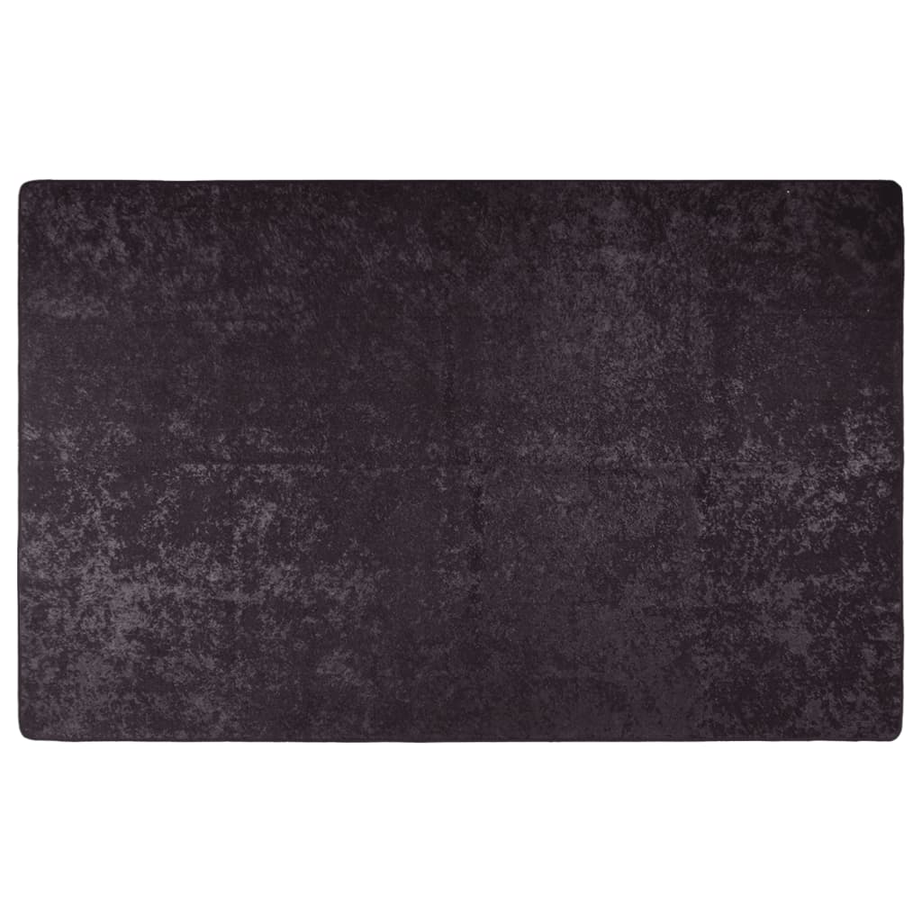 Vidaxl Alfombra Lavable Antideslizante 160x230 Cm - Color Beige y Dorado - Antracita - Gris - Alfombras de área - Piso para Sala de Estar