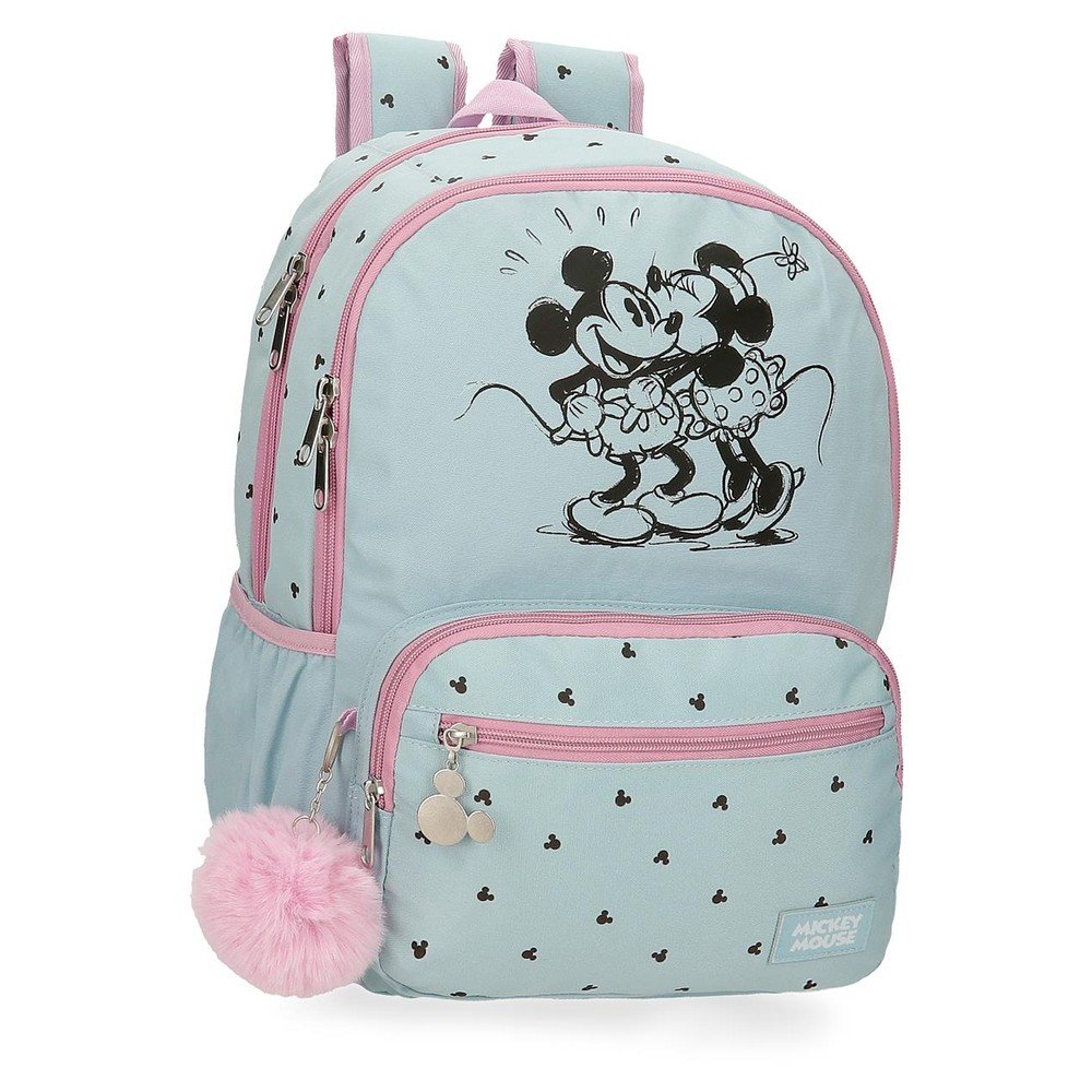 JOUMMA MOCHILA ESCOLAR MICKEY Y MINNIE KISSES DOBLE COMPARTIMENTO 320012 MICKEY Y MINNIE KISSES 17x33x44 Cms.