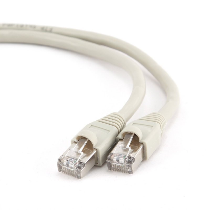 Gembird Cable de Red RJ45 CAT6 3m Gris con Conectores Chapados en Oro
