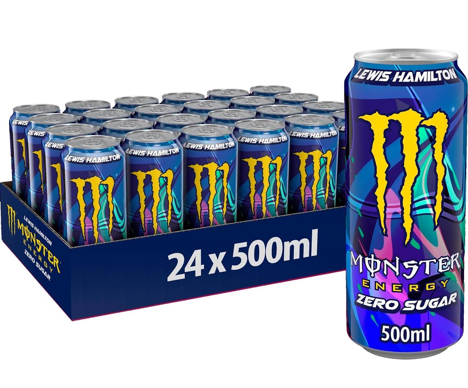 MONSTER LEWIS HAMILTON - ENERGY DRINK - PACK 24 - 8 CANS 50CL (NATIONA ...