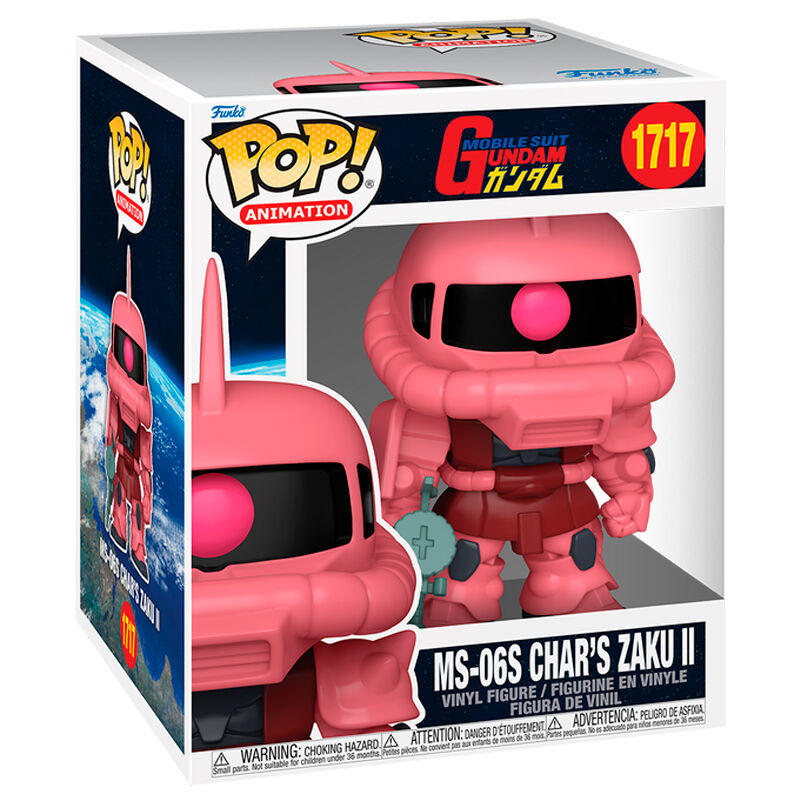 Funko Pop! Super: MS Gundam - 1/6 de Probabilidades de Obtener la RARA Variante Chase Ars Chars Zaku II II - Mobile Suit Gundam - Figura de Vinilo Coleccionable - Idea de Regalo- Mercancia Oficial