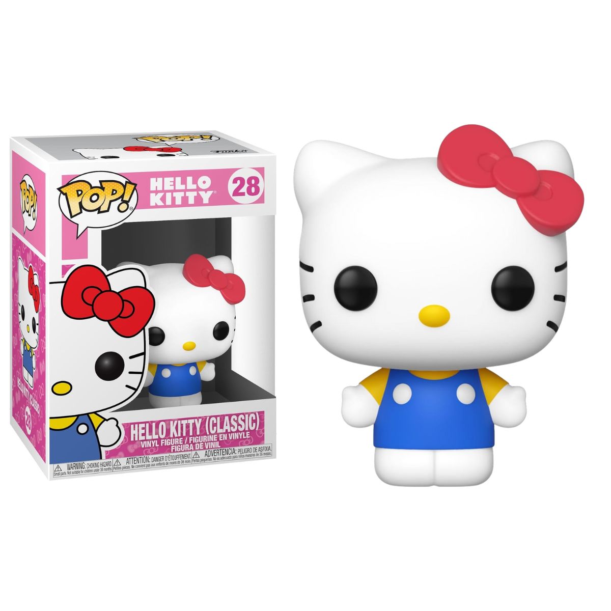 FUNKO POP! HELLO KITTY - HELLO KITTY CLÁSICA, 43461, Nº28, TIENDA CON LICENCIA OFICIAL, JUGUETE, ENVÍO URGENTE A PENÍNSULA 24-48 HORAS
