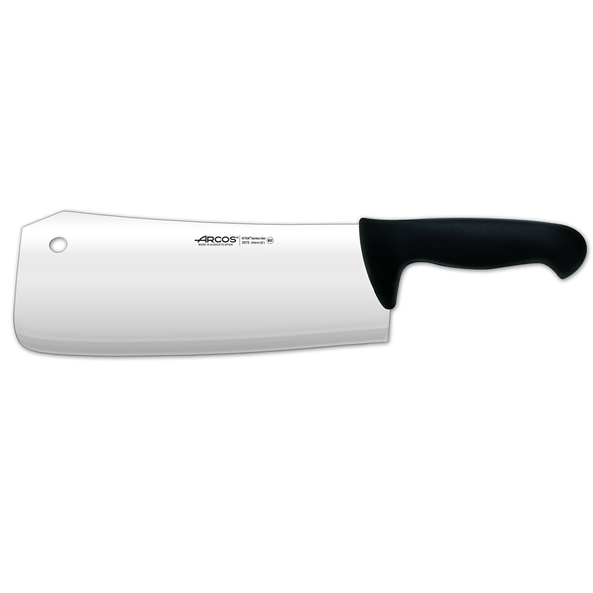 Cuchillo para Carne Arcos Nitrum de 24 Cm con Mango Ergonómico en Estuche