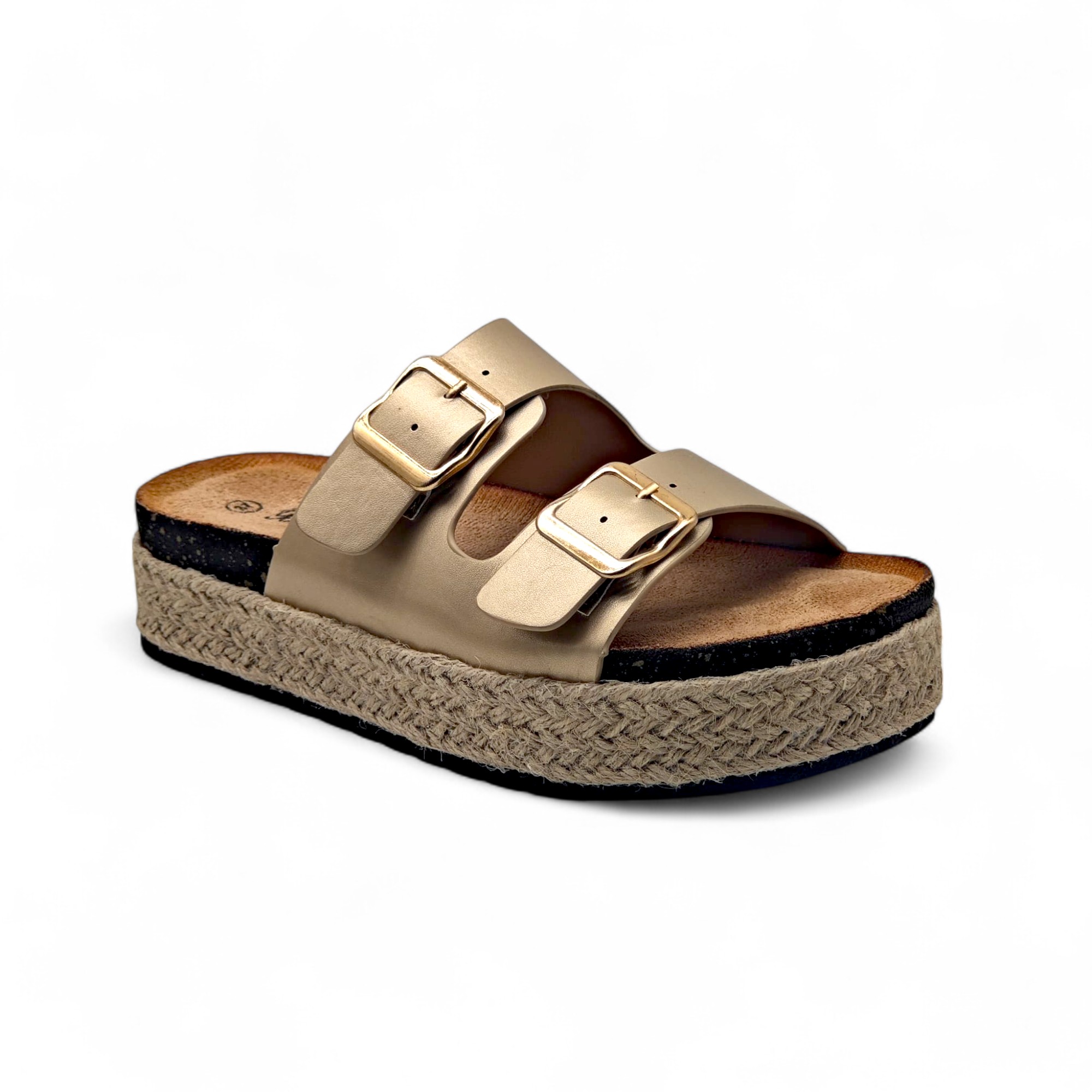 Calzados soraia, sandalias plana para mujer uso casual, ideal para un look de verano  a España Vacación Elegante De moda Bohemio Vacación De moda Guay Elegant Fashionable Rhinestone Bohemian Liso Básico Hebilla