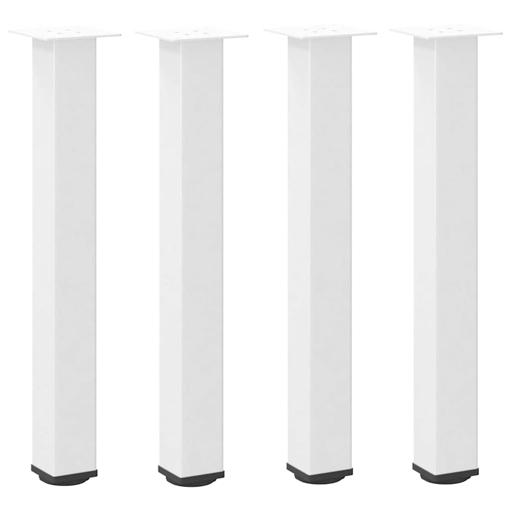vidaXL Patas para consola (4 unidades) 72-74 cm, acero