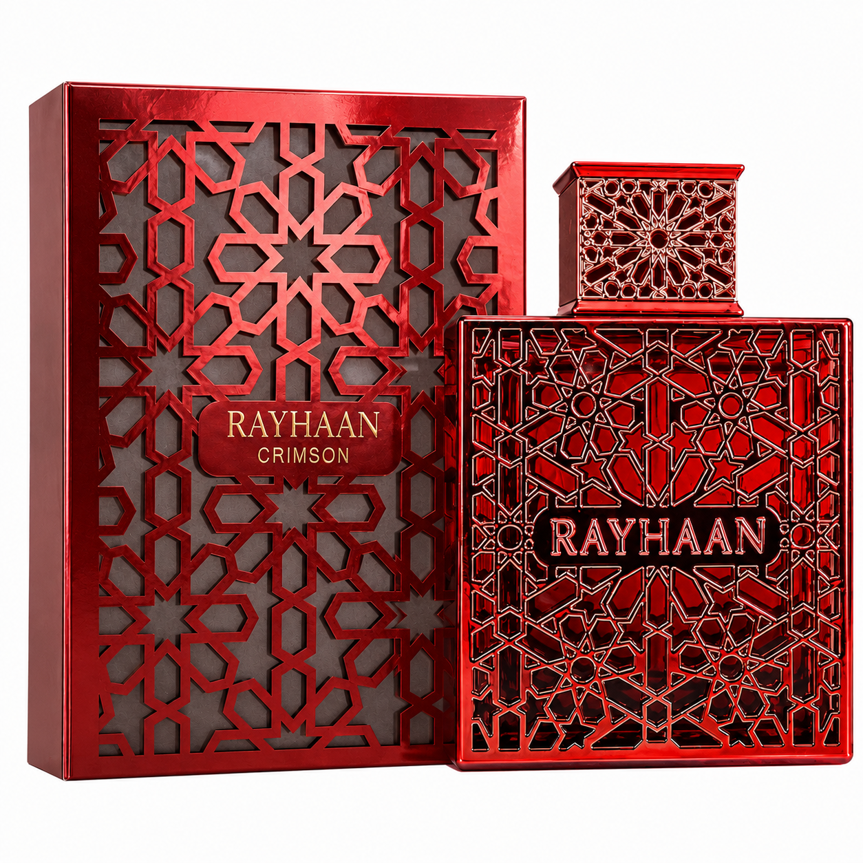 Rayhaan Crimson Eau de Parfum Unisex 100 Ml Perfume Árabe Original Novedad